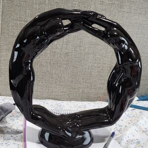 Haeger Circle Of Love Man And Women Abstract Sculpture